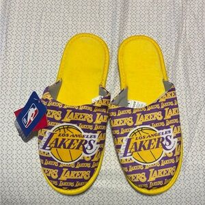 NBA Los Angeles Lakers Yellow and Purple Sandals